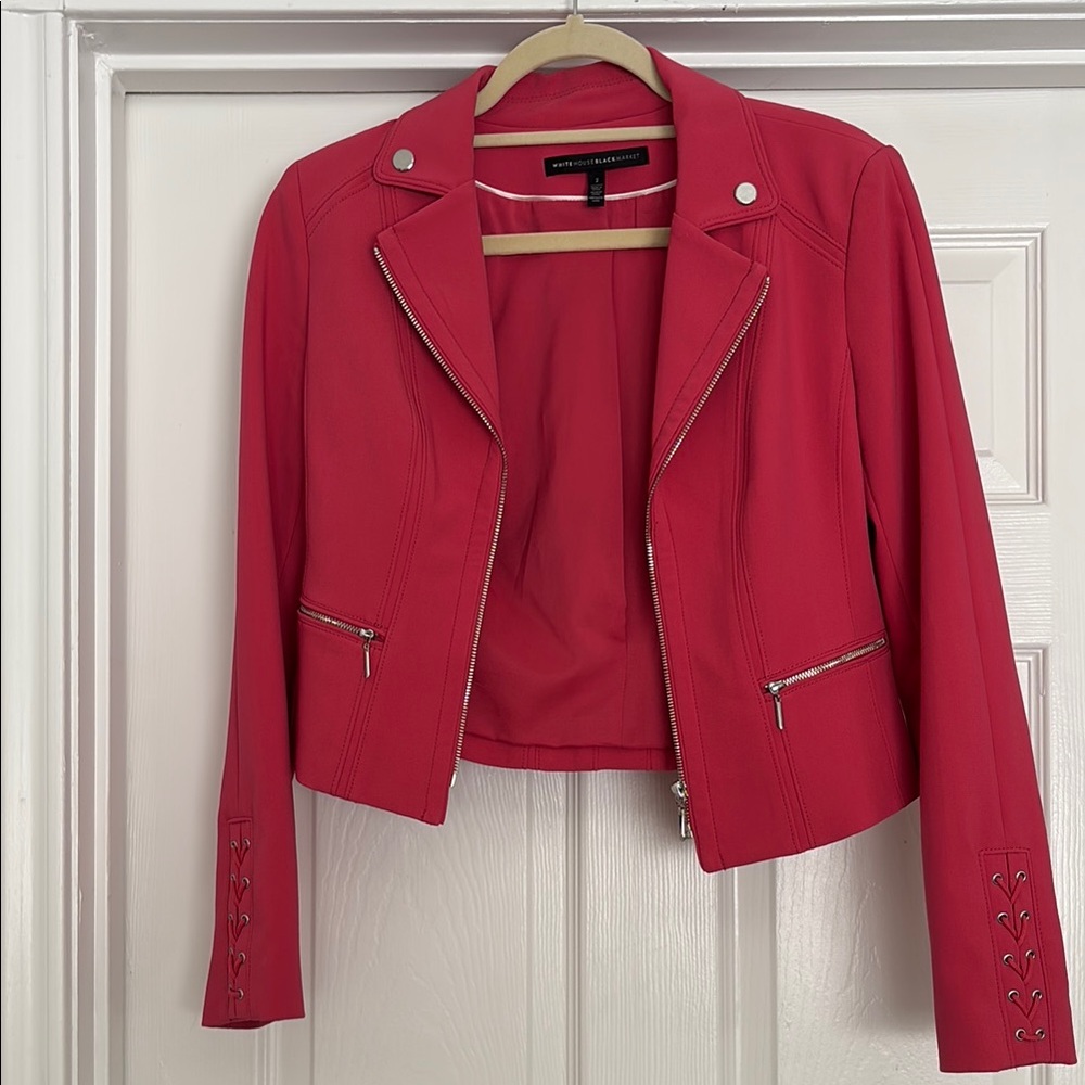 White House Black Market Vibrant Salmon Jacket